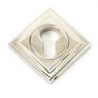 From The Anvil Polished Nickel Round Euro Escutcheon (square)