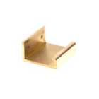 From The Anvil Polished Brass 50Mm Plain Edge Pull
