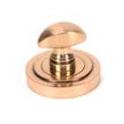 From The Anvil Polished Bronze Round Thumbturn Set (art Deco)