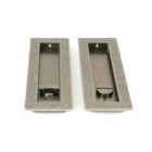 From The Anvil Pewter 175Mm Plain Rectangular Pull - Privacy Set