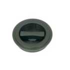 From The Anvil Matt Black 60Mm Art Deco Round Pull - Privacy Set