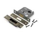 From The Anvil Aged Brass 3" Euro Profile Dead Lock