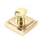 From The Anvil Aged Brass Round Thumbturn Set (square)