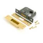 From The Anvil Polished Brass 2½" Euro Profile Dead Lock