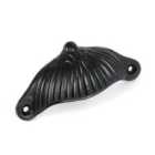 From The Anvil Black 4" Flower Drawer Pull