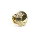 From The Anvil Aged Brass Beehive Cabinet Knob 40Mm
