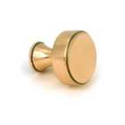 From The Anvil Polished Bronze Scully Cabinet Knob - 25Mm