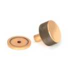 From The Anvil Polished Bronze Brompton Cabinet Knob - 32Mm (plain)