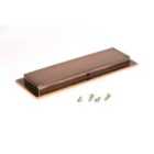 From The Anvil Polished Bronze 175Mm Plain Rectangular Pull