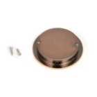 From The Anvil Polished Bronze 75Mm Plain Round Pull