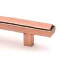 From The Anvil Polished Bronze Scully Pull Handle - Small