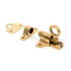 From The Anvil Lacquered Brass Fanlight Catch + Two Keeps
