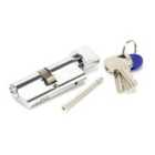 From The Anvil Polished Chrome 35/35 Euro Cylinder/Thumbturn