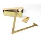 From The Anvil Polished Brass Size 2-5 Door Closer & Cover