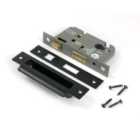 From The Anvil Black 2½" Euro Profile Sash Lock