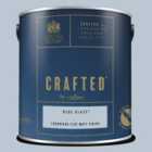Crafted By Crown Luxurious Flat Matt Emulsion - Premium Interior Wall, Ceiling And Wood Paint - Blue Glaze - 2.5L
