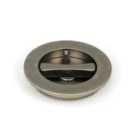 From The Anvil Pewter 75Mm Plain Round Pull - Privacy Set