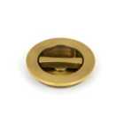 From The Anvil Aged Brass 75Mm Plain Round Pull - Privacy Set