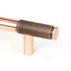 From The Anvil Polished Bronze Half Brompton Pull Handle - Medium