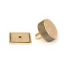 From The Anvil Polished Bronze Brompton Cabinet Knob - 38Mm (square)