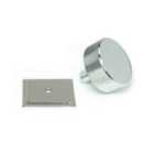 From The Anvil Polished Chrome Brompton Cabinet Knob - 38Mm (square)