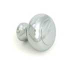 From The Anvil Polished Chrome Regency Cabinet Knob - Large