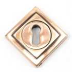 From The Anvil Polished Bronze Round Escutcheon (square)