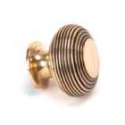 From The Anvil Polished Bronze Beehive Cabinet Knob 40Mm