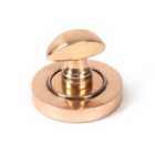 From The Anvil Polished Bronze Round Thumbturn Set (plain)