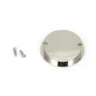 From The Anvil Polished Nickel 60Mm Art Deco Round Pull