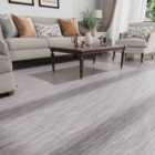 Garden Sanctuary 36 Pack Rustic Wood Style Plank Pvc Flooring - Stripe Grey