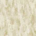 Grandeco Venetian Textured Distressed Concrete Stone Wallpaper, Gold