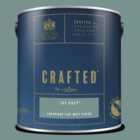 Crafted By Crown Luxurious Flat Matt Emulsion - Premium Interior Wall, Ceiling And Wood Paint - Ivy Grey - 2.5L