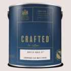 Crafted By Crown Luxurious Flat Matt Emulsion - Premium Interior Wall, Ceiling And Wood Paint - Softly Does It - 2.5L
