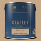 Crafted By Crown Luxurious Flat Matt Emulsion - Premium Interior Wall, Ceiling And Wood Paint - Rustic Twine - 2.5L
