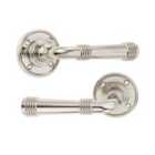 SPIRA BRASS Beehive Lever on Rose Polished Nickel