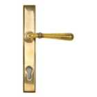 From The Anvil Aged Brass Newbury Slimline Lever Espag. Lock Set