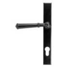 From The Anvil Black Regency Slimline Lever Espag. Lock Set