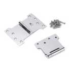 From The Anvil Polished Chrome 4" X 4" X 6" Parliament Hinge (pair) Ss