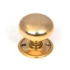 From The Anvil Aged Brass Mushroom Mortice/Rim Knob Set