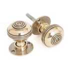 From The Anvil Aged Brass 50Mm Prestbury Mortice/Rim Knob Set