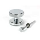 From The Anvil Polished Chrome Brompton Centre Door Knob (art Deco)