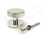 From The Anvil Polished Nickel Brompton Centre Door Knob (plain)