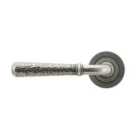 From The Anvil Pewter Hammered Newbury Lever On Rose Set (plain)