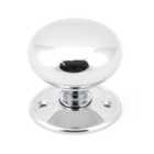 From The Anvil Polished Chrome 57Mm Mushroom Mortice/Rim Knob Set