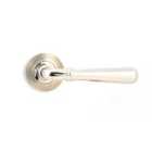 From The Anvil Polished Nickel Newbury Lever On Rose Set (beehive) - Unsprung