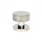 From The Anvil Polished Marine Ss (316) Brompton Mortice/Rim Knob Set (plain)