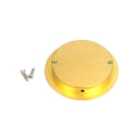 From The Anvil Polished Brass 75Mm Plain Round Pull