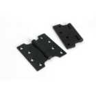 From The Anvil Black 4" X 2" X 4" Parliament Hinge (pair) Ss