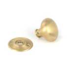 From The Anvil Satin Brass Mushroom Mortice/Rim Knob Set